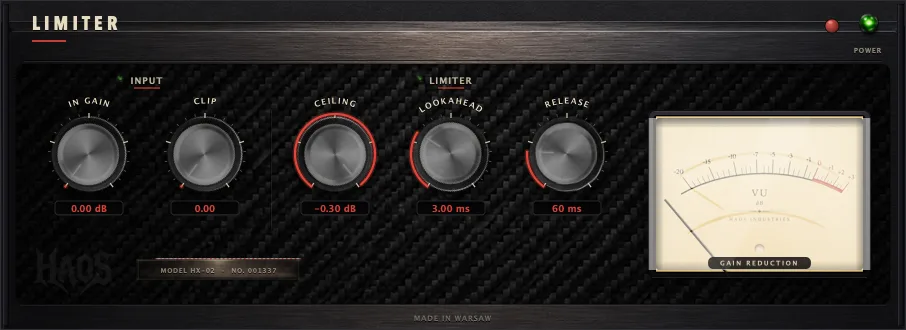 HAOS LIMITER — Lookahead Brickwall